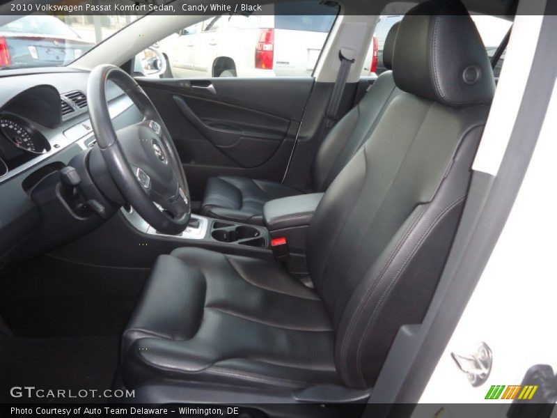 Front Seat of 2010 Passat Komfort Sedan