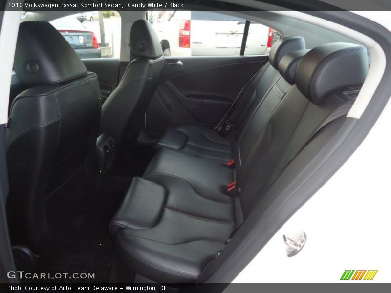 Candy White / Black 2010 Volkswagen Passat Komfort Sedan