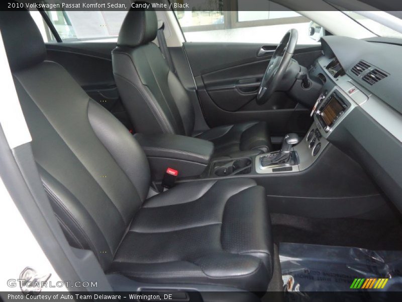 Candy White / Black 2010 Volkswagen Passat Komfort Sedan
