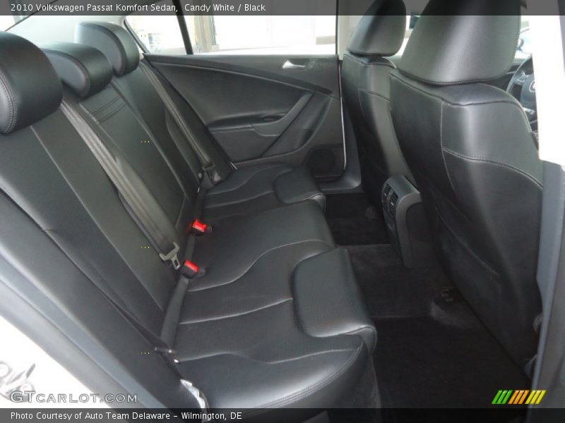 Candy White / Black 2010 Volkswagen Passat Komfort Sedan