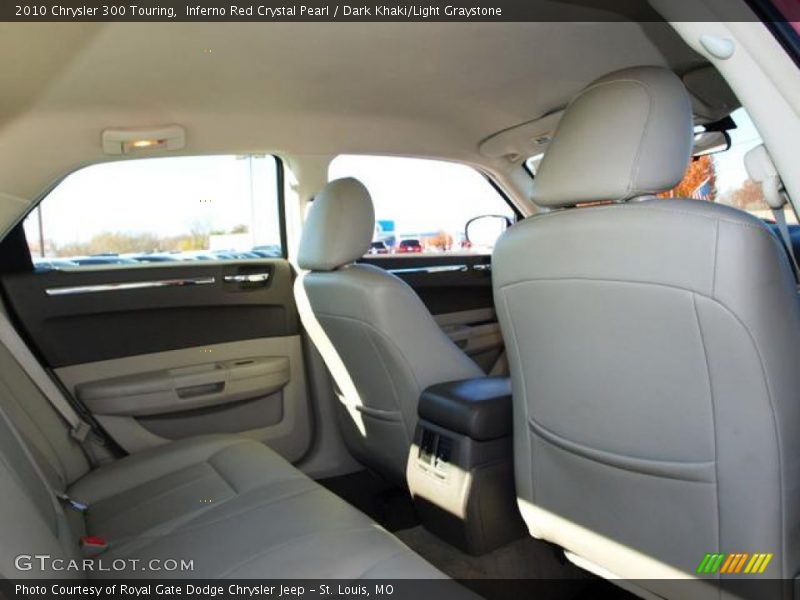 Inferno Red Crystal Pearl / Dark Khaki/Light Graystone 2010 Chrysler 300 Touring