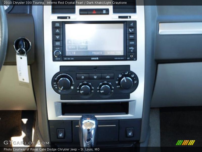 Inferno Red Crystal Pearl / Dark Khaki/Light Graystone 2010 Chrysler 300 Touring
