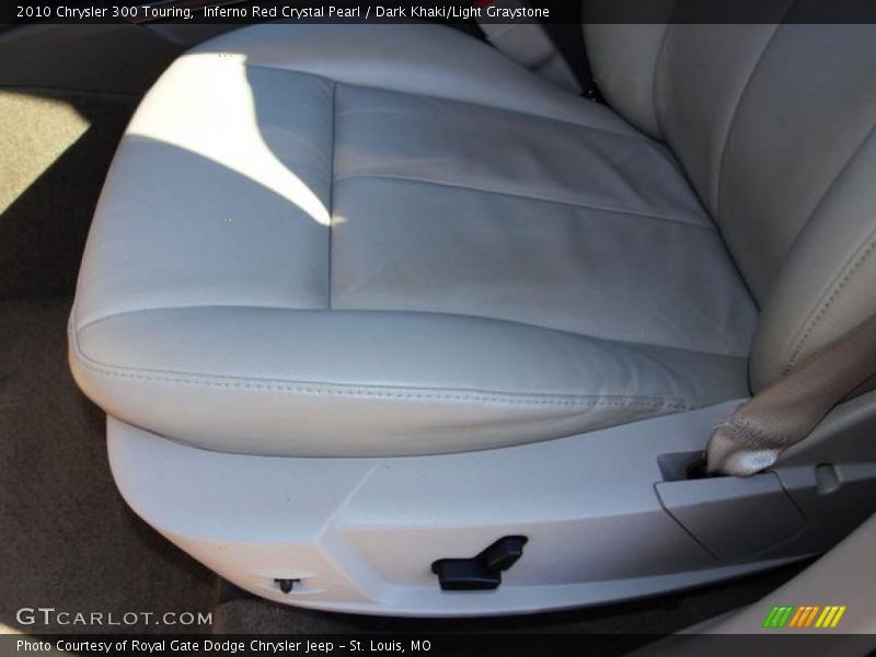 Inferno Red Crystal Pearl / Dark Khaki/Light Graystone 2010 Chrysler 300 Touring