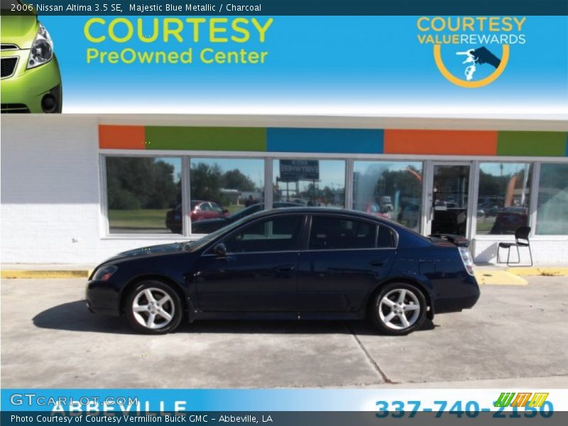Majestic Blue Metallic / Charcoal 2006 Nissan Altima 3.5 SE
