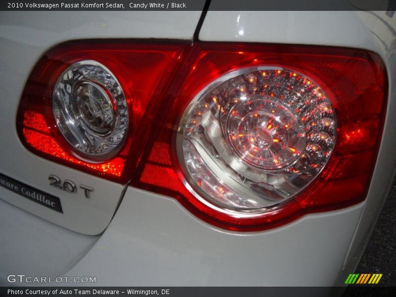 Candy White / Black 2010 Volkswagen Passat Komfort Sedan