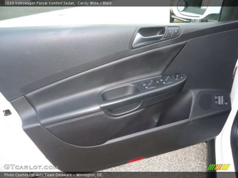 Candy White / Black 2010 Volkswagen Passat Komfort Sedan