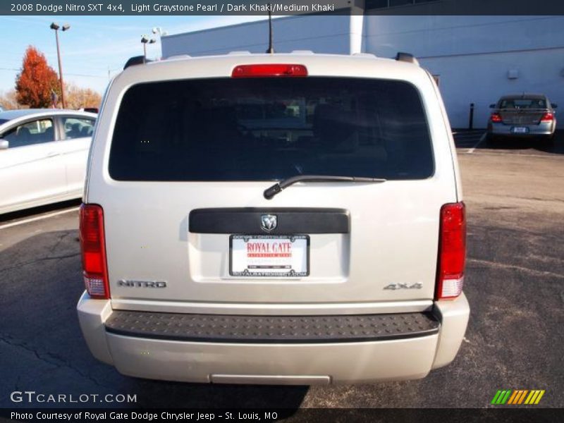 Light Graystone Pearl / Dark Khaki/Medium Khaki 2008 Dodge Nitro SXT 4x4