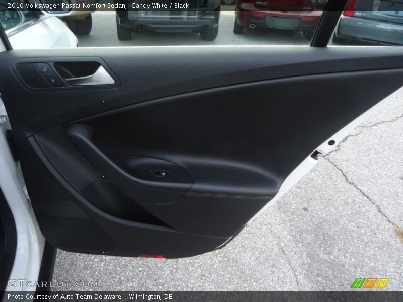 Candy White / Black 2010 Volkswagen Passat Komfort Sedan