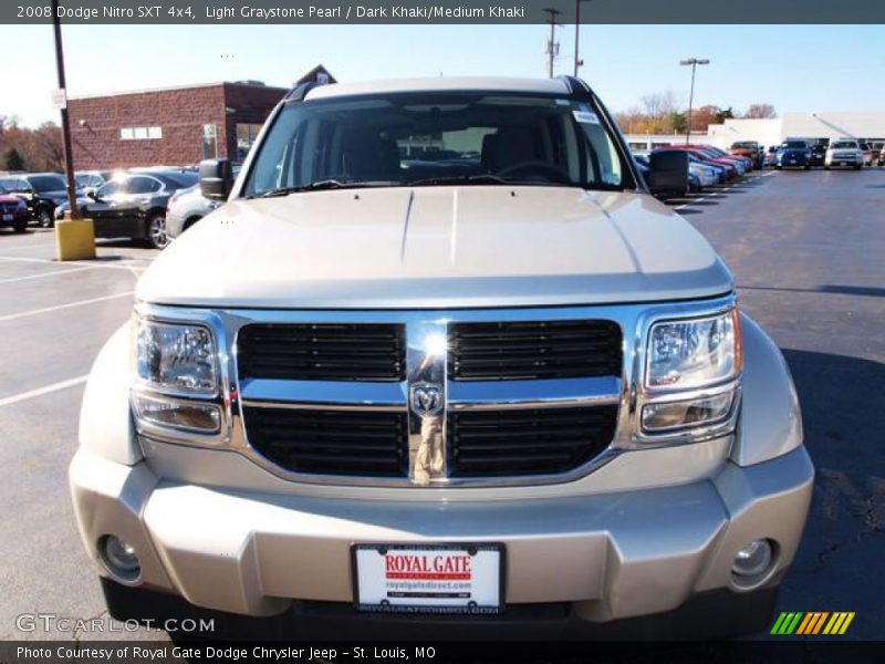 Light Graystone Pearl / Dark Khaki/Medium Khaki 2008 Dodge Nitro SXT 4x4