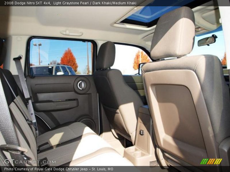 Light Graystone Pearl / Dark Khaki/Medium Khaki 2008 Dodge Nitro SXT 4x4