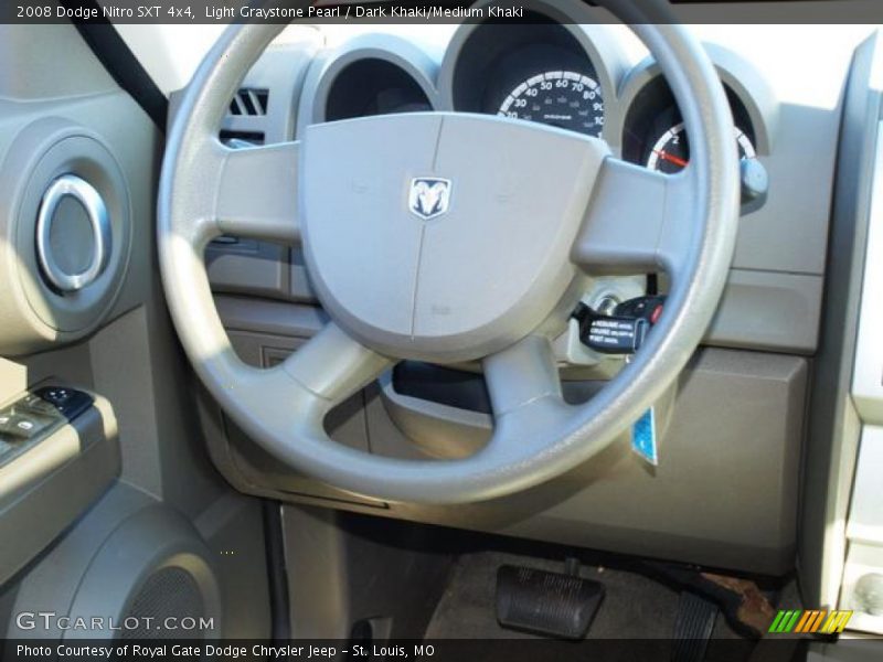 Light Graystone Pearl / Dark Khaki/Medium Khaki 2008 Dodge Nitro SXT 4x4