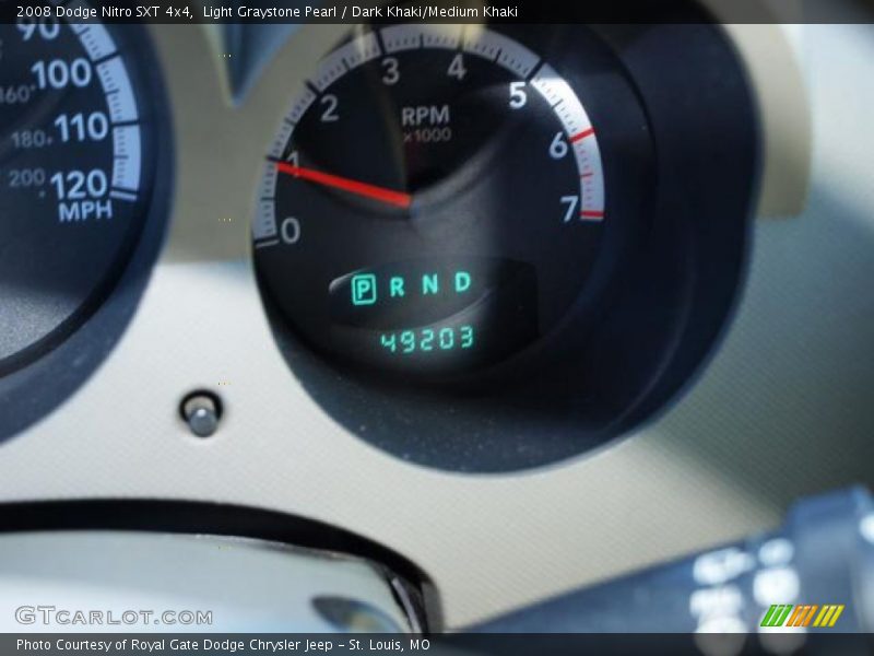 Light Graystone Pearl / Dark Khaki/Medium Khaki 2008 Dodge Nitro SXT 4x4