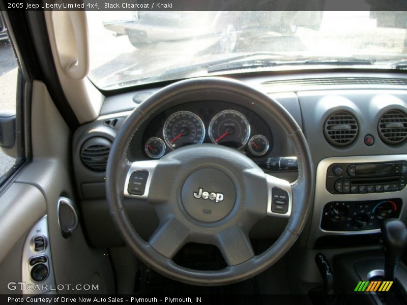 Black Clearcoat / Khaki 2005 Jeep Liberty Limited 4x4