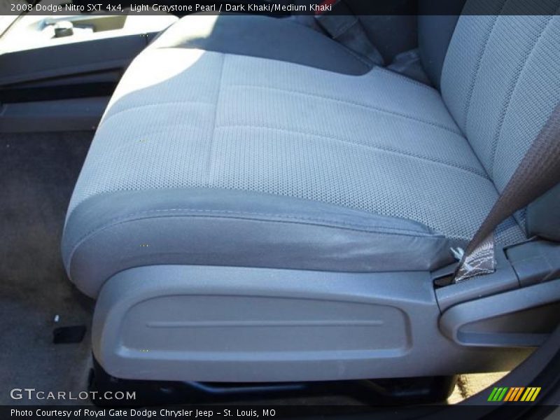 Light Graystone Pearl / Dark Khaki/Medium Khaki 2008 Dodge Nitro SXT 4x4
