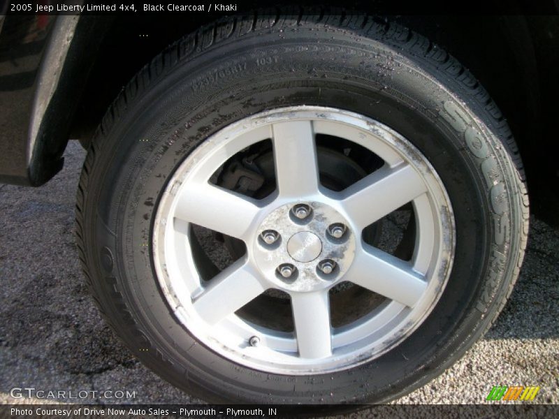 Black Clearcoat / Khaki 2005 Jeep Liberty Limited 4x4