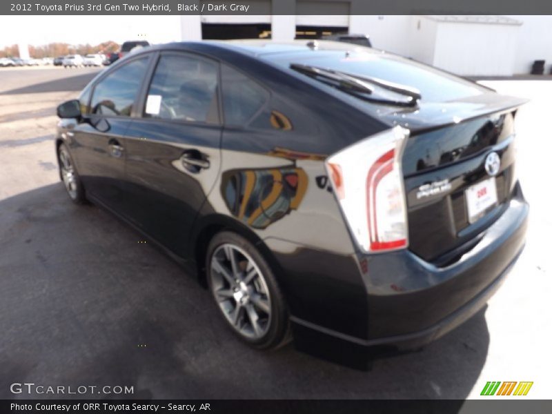 Black / Dark Gray 2012 Toyota Prius 3rd Gen Two Hybrid