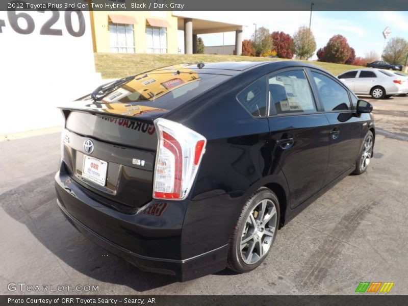 Black / Dark Gray 2012 Toyota Prius 3rd Gen Two Hybrid
