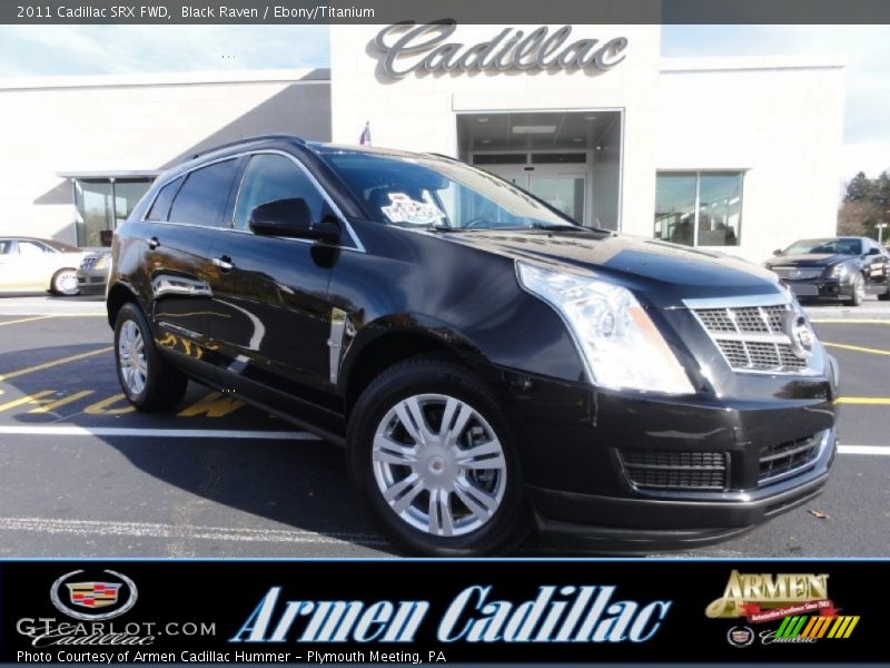 Black Raven / Ebony/Titanium 2011 Cadillac SRX FWD