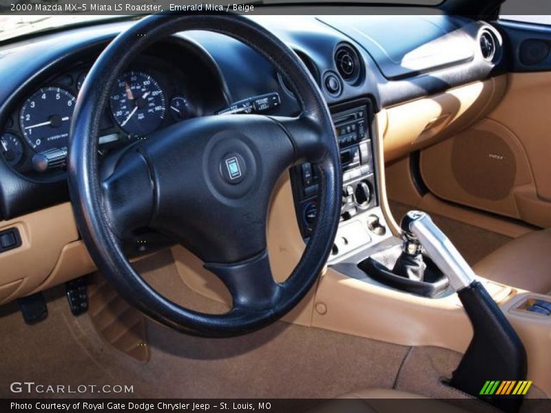  2000 MX-5 Miata LS Roadster Beige Interior