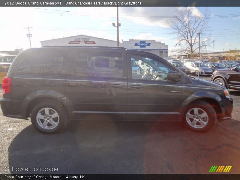 Dark Charcoal Pearl / Black/Light Graystone 2012 Dodge Grand Caravan SXT