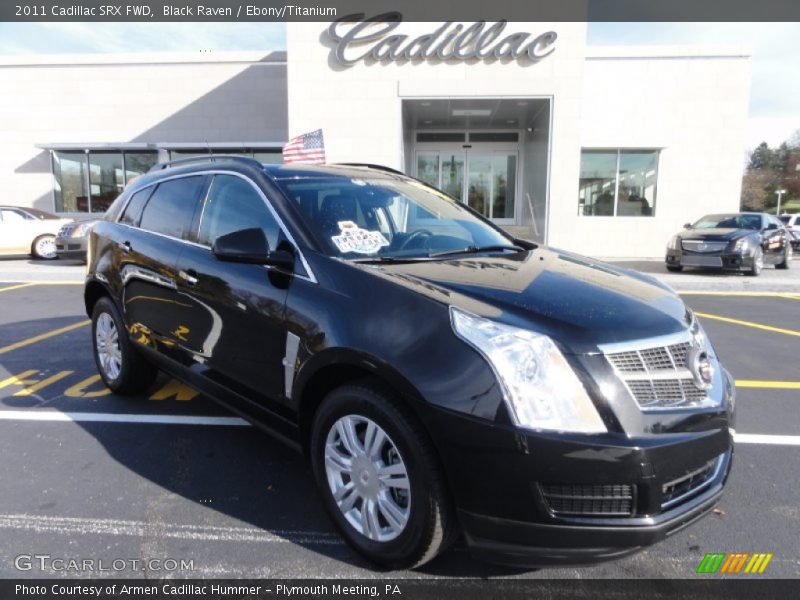 Black Raven / Ebony/Titanium 2011 Cadillac SRX FWD