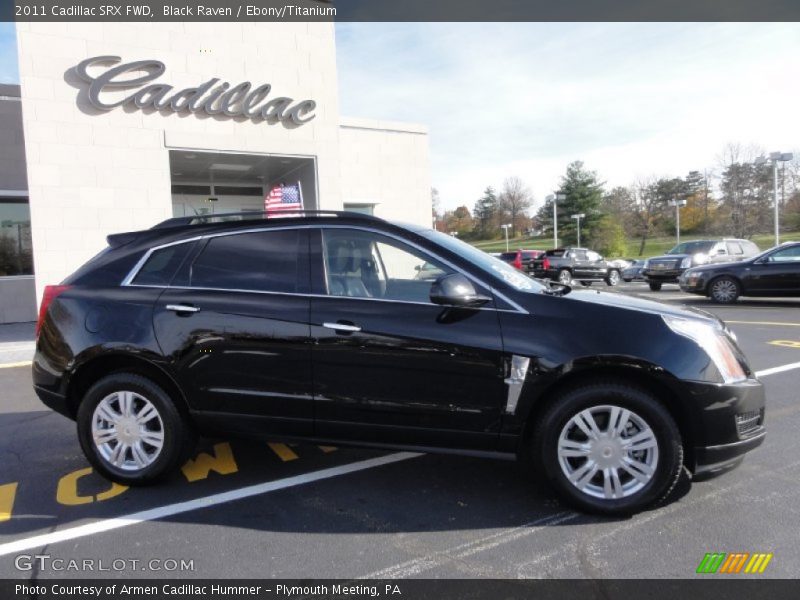Black Raven / Ebony/Titanium 2011 Cadillac SRX FWD