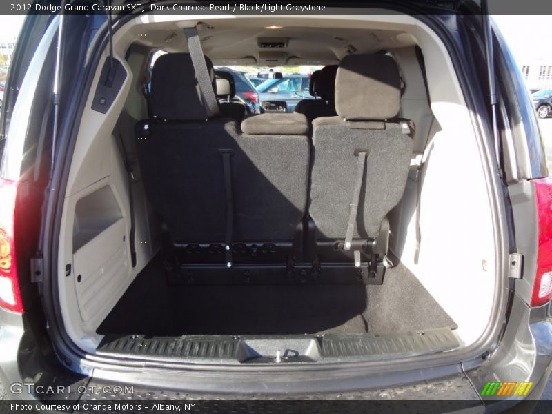 Dark Charcoal Pearl / Black/Light Graystone 2012 Dodge Grand Caravan SXT