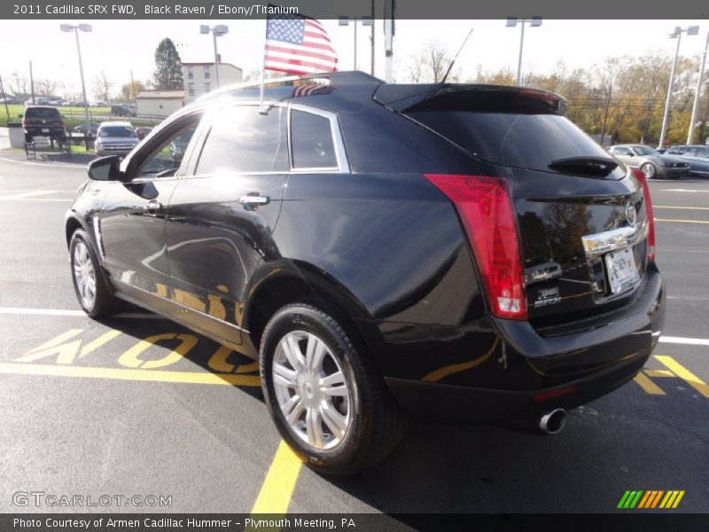 Black Raven / Ebony/Titanium 2011 Cadillac SRX FWD