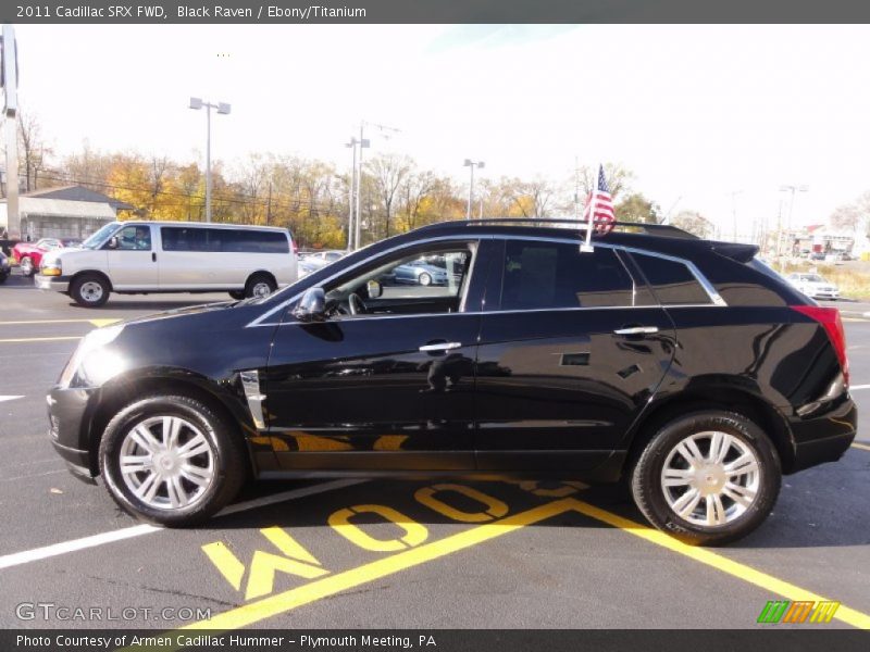 Black Raven / Ebony/Titanium 2011 Cadillac SRX FWD