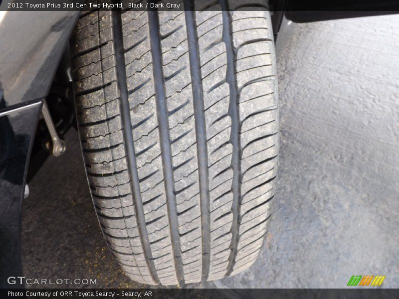 Black / Dark Gray 2012 Toyota Prius 3rd Gen Two Hybrid