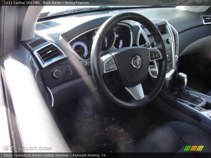 Black Raven / Ebony/Titanium 2011 Cadillac SRX FWD