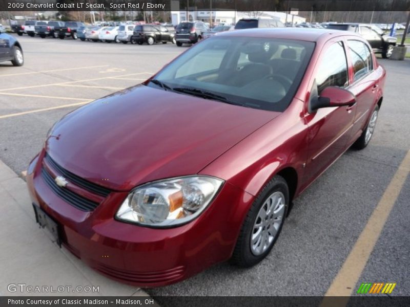 Sport Red / Ebony 2009 Chevrolet Cobalt LT Sedan