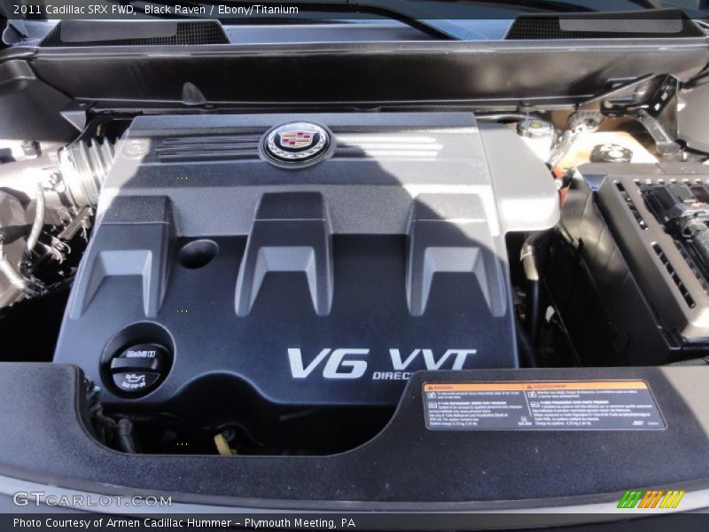 Black Raven / Ebony/Titanium 2011 Cadillac SRX FWD