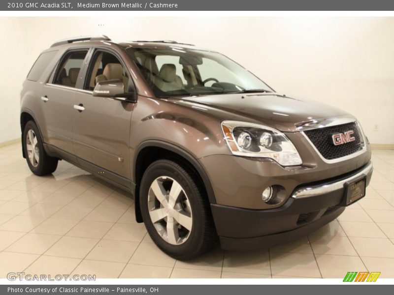 Medium Brown Metallic / Cashmere 2010 GMC Acadia SLT
