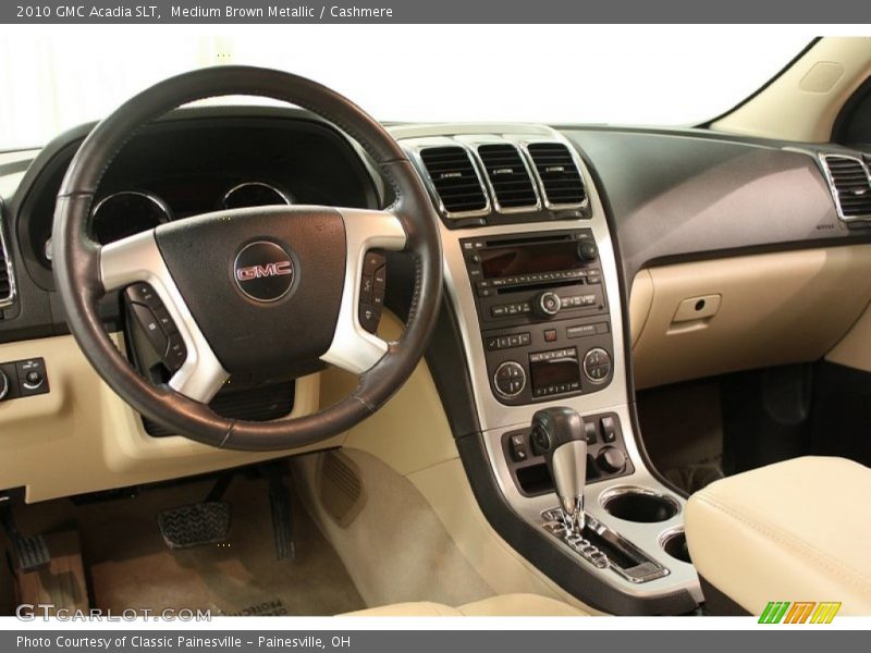 Medium Brown Metallic / Cashmere 2010 GMC Acadia SLT