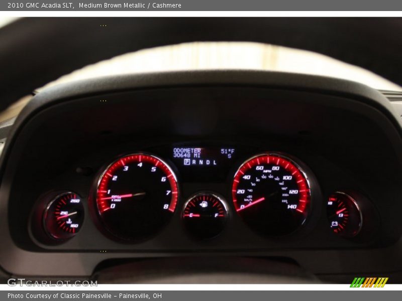 Medium Brown Metallic / Cashmere 2010 GMC Acadia SLT