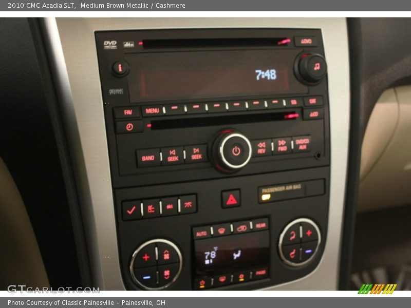 Medium Brown Metallic / Cashmere 2010 GMC Acadia SLT