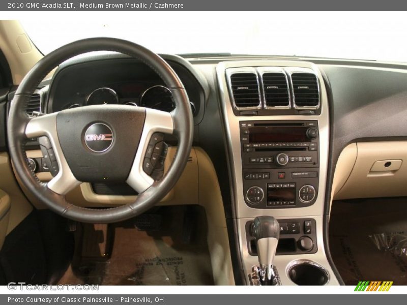 Medium Brown Metallic / Cashmere 2010 GMC Acadia SLT