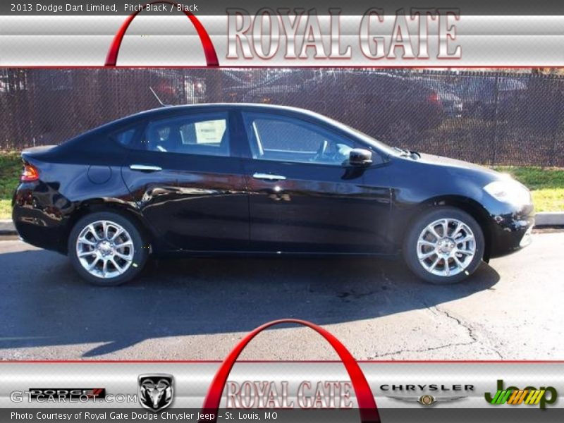 Pitch Black / Black 2013 Dodge Dart Limited
