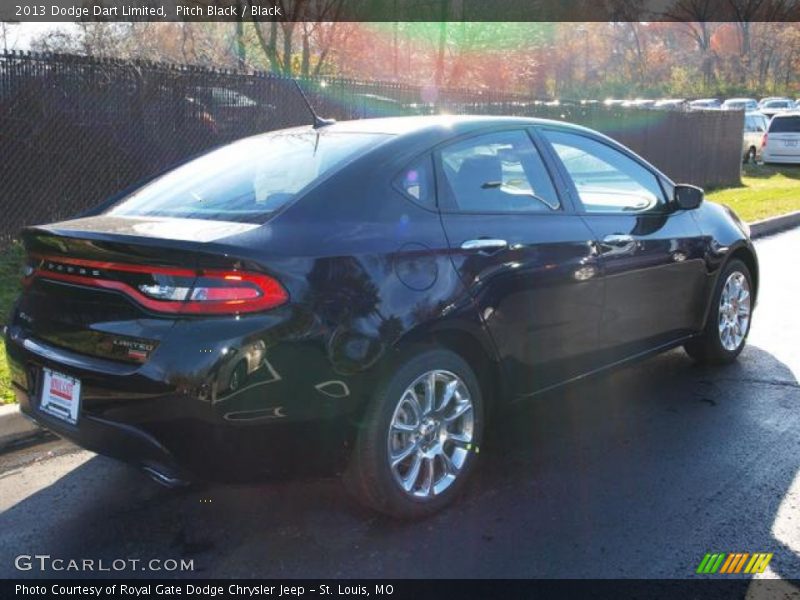 Pitch Black / Black 2013 Dodge Dart Limited