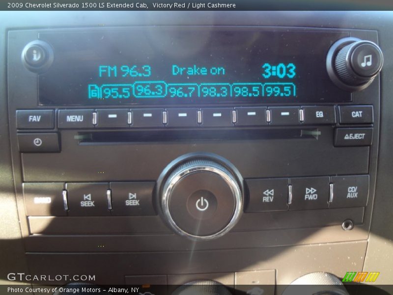 Audio System of 2009 Silverado 1500 LS Extended Cab