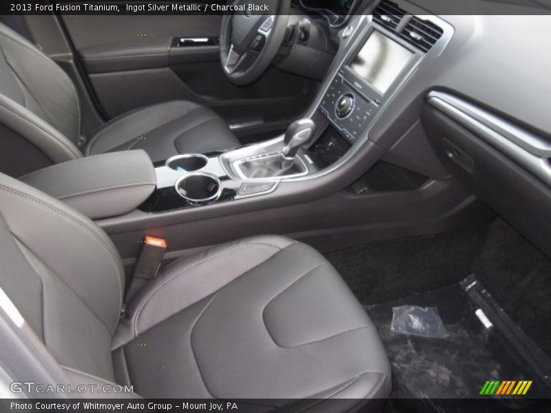  2013 Fusion Titanium Charcoal Black Interior