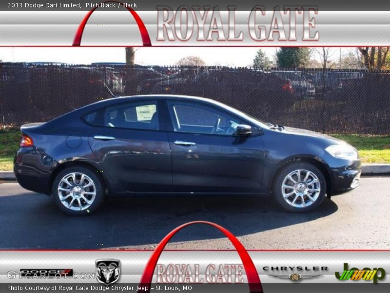 Pitch Black / Black 2013 Dodge Dart Limited