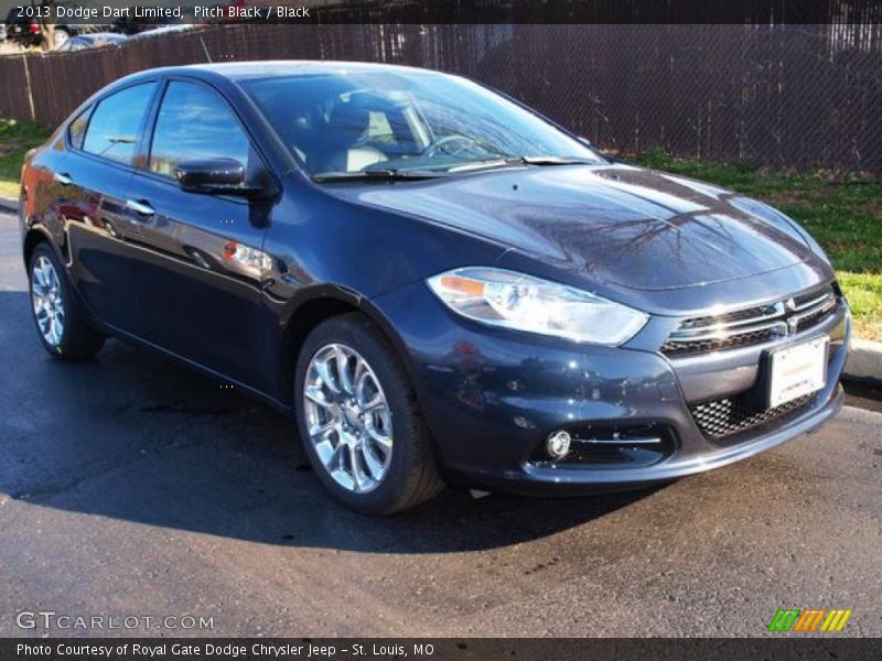 Pitch Black / Black 2013 Dodge Dart Limited