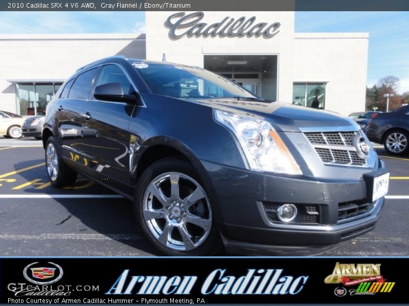 Gray Flannel / Ebony/Titanium 2010 Cadillac SRX 4 V6 AWD