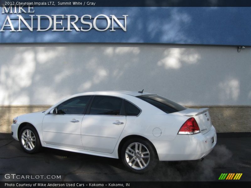 Summit White / Gray 2012 Chevrolet Impala LTZ
