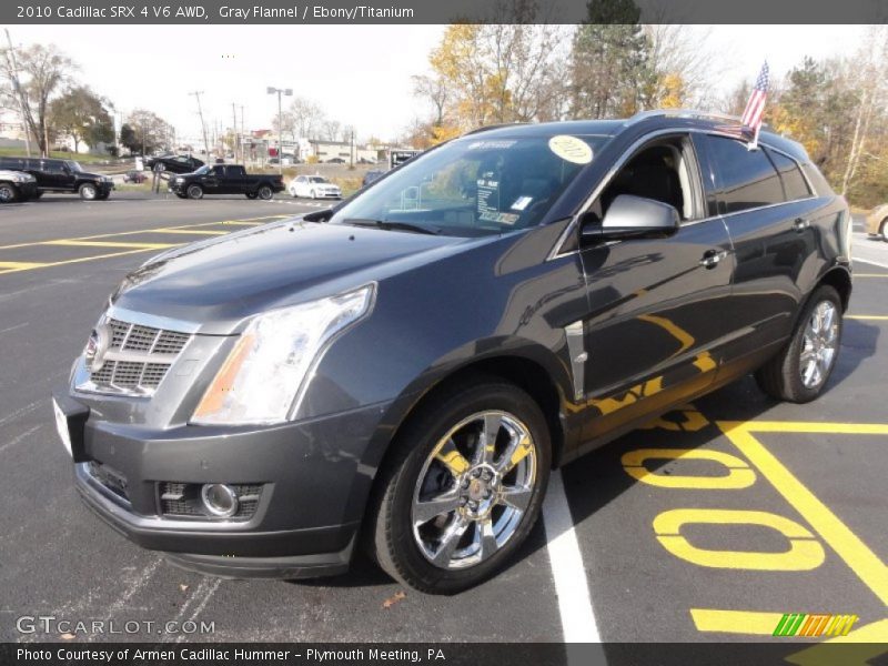 Gray Flannel / Ebony/Titanium 2010 Cadillac SRX 4 V6 AWD