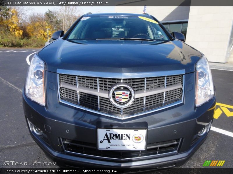 Gray Flannel / Ebony/Titanium 2010 Cadillac SRX 4 V6 AWD