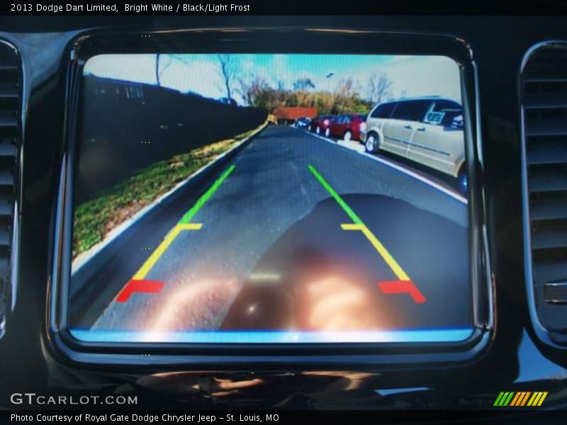 Bright White / Black/Light Frost 2013 Dodge Dart Limited