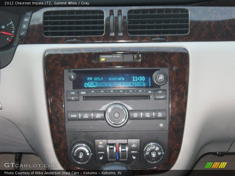 Summit White / Gray 2012 Chevrolet Impala LTZ
